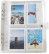Amazon.com : 25 Sheets 200 Pockets 4 Inch Photo Album
